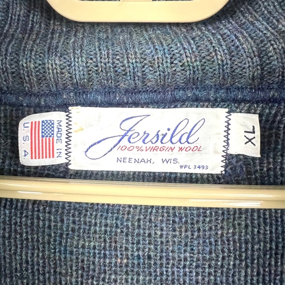 🚫SOLD! •VINTAGE |•JERSILD•| 100% Virgin Wool Made in the USA - Picture 7 of 10